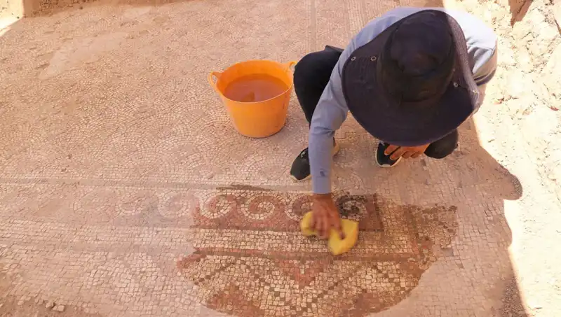 Mardin'de Bin 500 Yıllık Mozaik Keşfi: Tarih Unutulmadı!