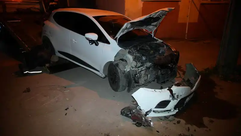 Alkollü Sürücünün Dehşet Saçtığı Anlar: 5 Araç Birden Hasar Gördü
