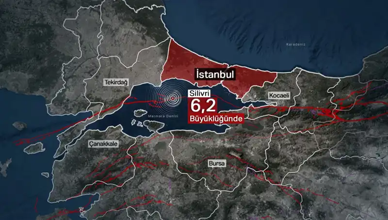 İstanbul'da 6,2 Büyüklüğünde Deprem: Şehir Beşik Gibi Sallandı