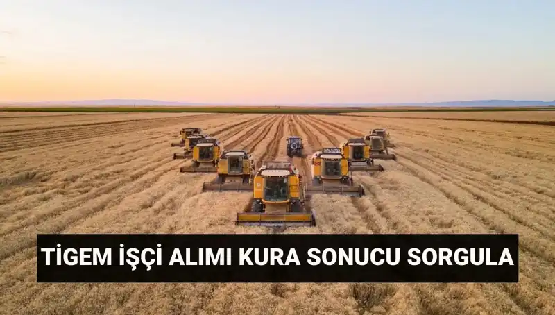 Tarım İşletmeleri Genel Müdürlüğü 306 İşçi Alımında Kura Sonuçları Açıklandı