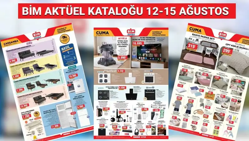 BİM 12-15 Ağustos 2025: Termos ve Geleneksel Ürünlerle Alışveriş Fırsatları