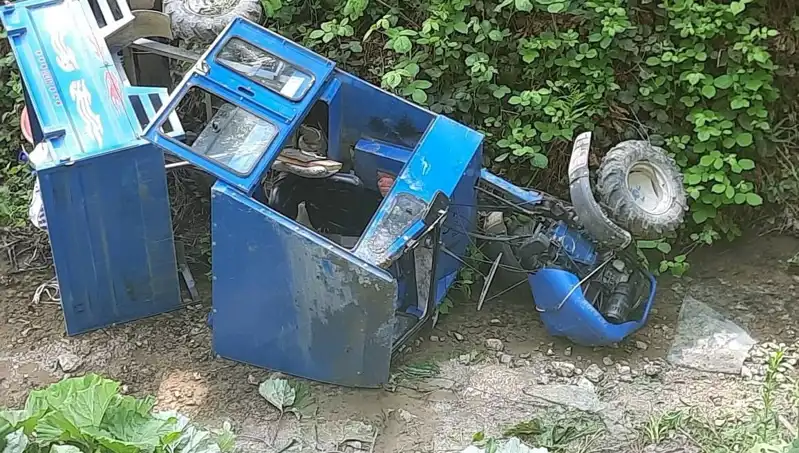 Kontrolden Çıkan Pat Pat Dereye Devrildi: Yaralıların Sağlık Durumu İyi mi?