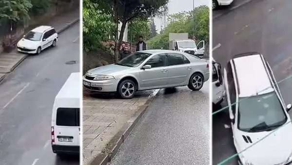 Otobüs Mazot Sızdırdı, Trafikte Kaos Ortaya Çıktı