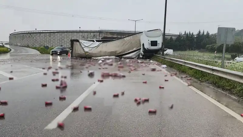 TIR Devrildi, İçkiler Her Yerde: Anlık Gelişmeler ve Detaylar
