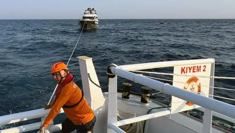 Marmaris Açıklarında Sıra Dışı Kurtarma Operasyonu: Sürüklenen Tekne Sahil Güvenlik Tarafından Kurtarıldı