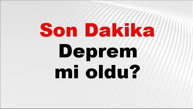 Muğla'da Son Dakika Deprem: Şehirde Neler Oluyor?