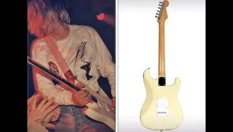 Kurt Cobain’in Efsanevi Gitarı: Konserde Parçalanmış Eşya Fiyat Rekoru Kırdı!