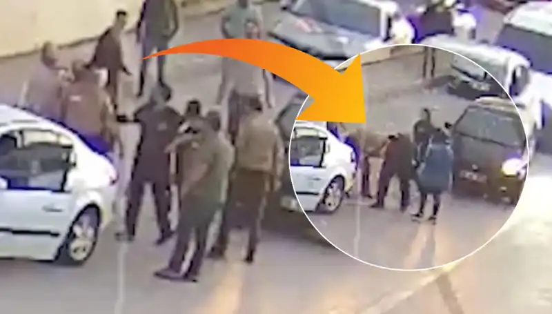 Trafikte Panik Anı: Bir Anne Kurtuluş İçin Yardım İstedi