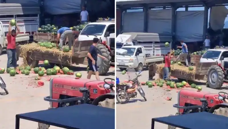 Karpuzları Yere Atan Çiftçilere Yaptırım: Üreticiler Endişeli