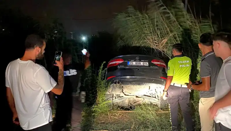 Dur İhtarına Uymayan Trafik Magandası Dere Yatağına Düştü