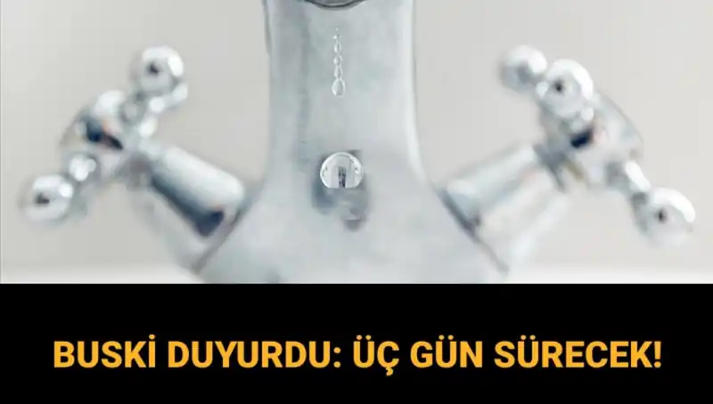 Bursa'da 3 Gün Sürecek Su Kesintisi: Vatandaşları Neler Bekliyor?