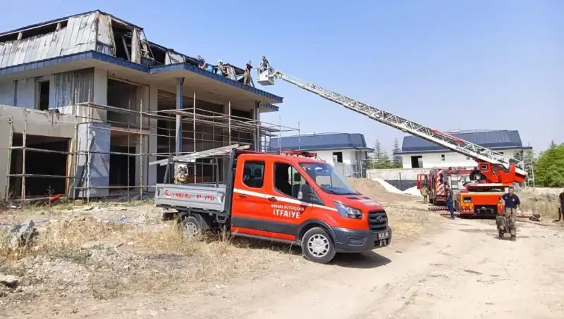 Gölbaşı’nda Villaları Korkutan Yangın: Olay Anı ve Sonrası