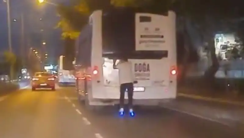 Patenle Trafikte Tehlikeli Yolculuk: Adrenalin Dolu Anlar!